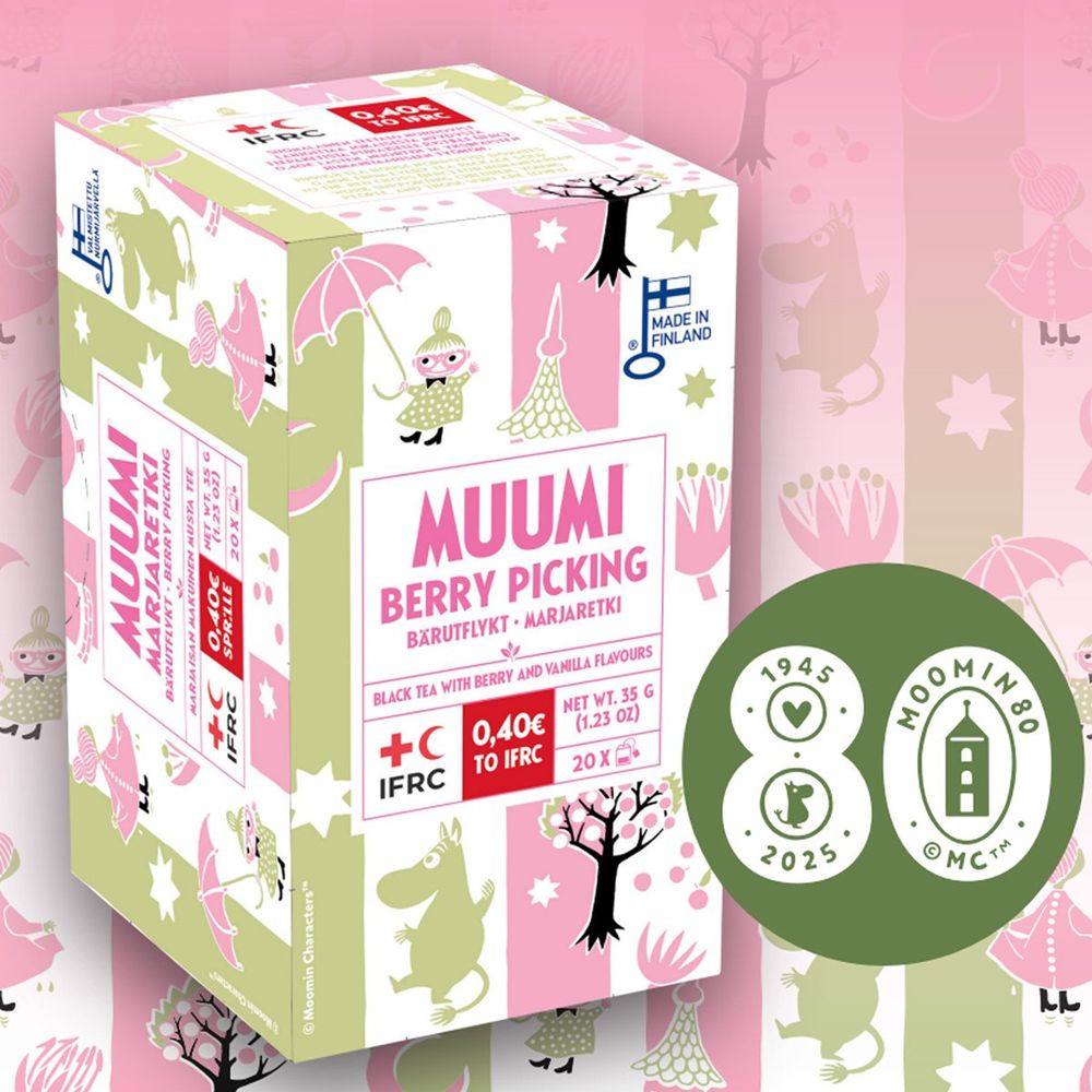 Moomin Berry Picking Bagged Tea - Nordqvist - The Official Moomin Shop