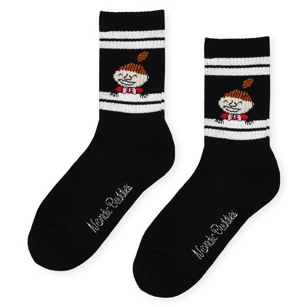 Little My Retro Socks Black 36-42 - Nordicbuddies - The Official Moomin Shop