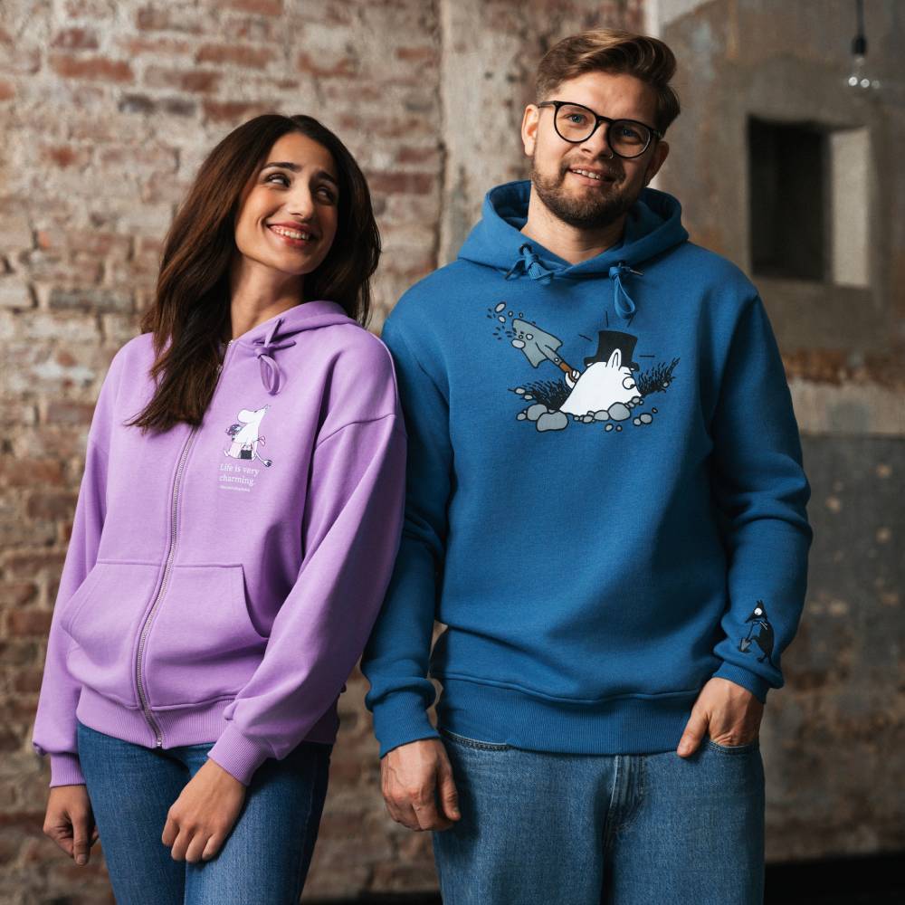 Moominmamma Charming Hoodie Lilac - Martinex - The Official Moomin Shop