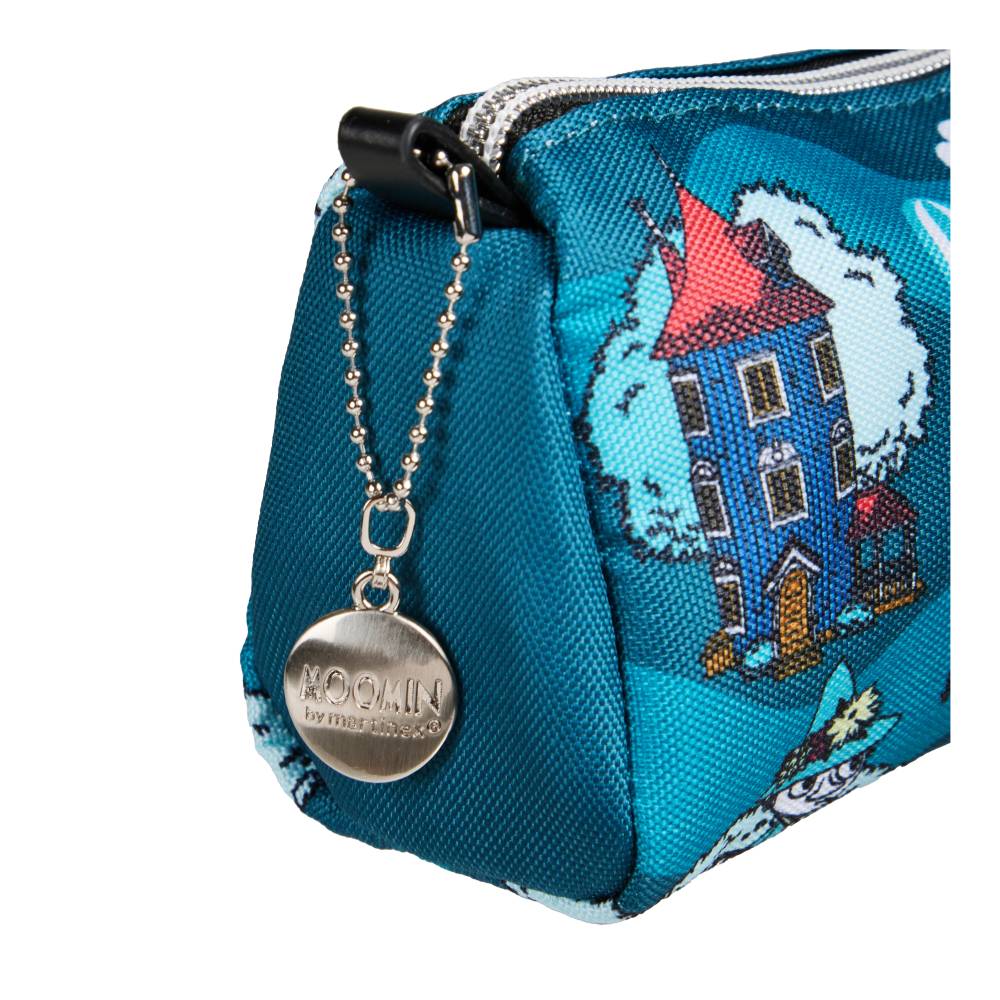 Moomin Home Yard Pencil Case Teal - Martinex - The Official Moomin Shop