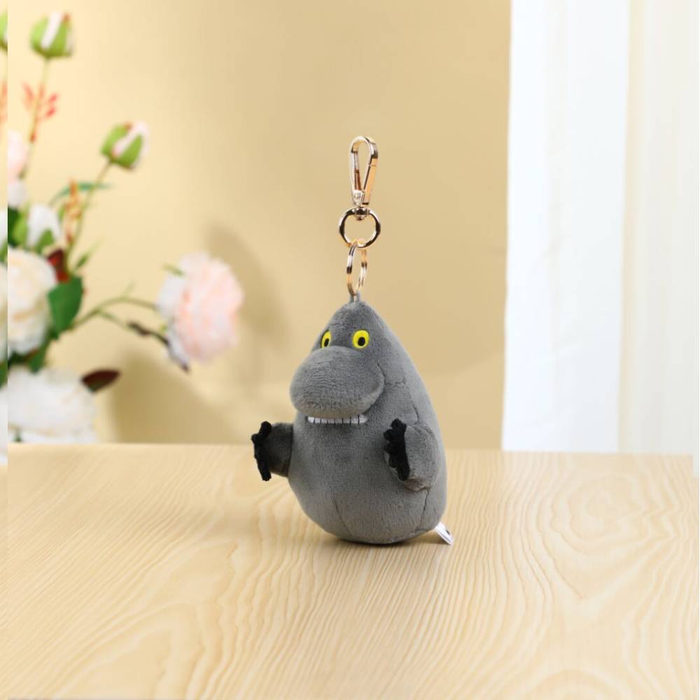 The Groke Plush Keyring Gray - The Official Moomin Shop