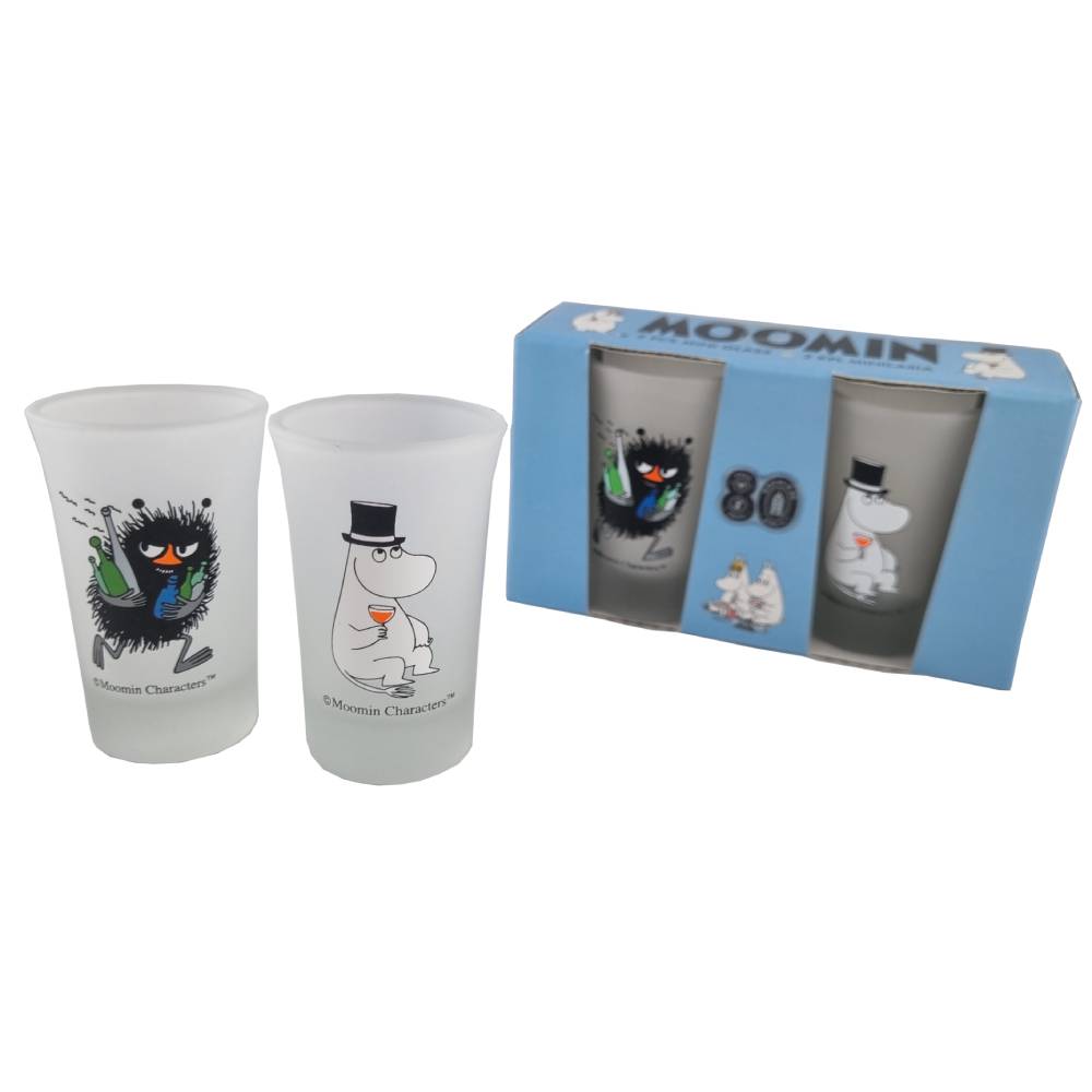 Moominpappa & Stinky Mini Tumbler 5cl 2-set - The Official Moomin Shop