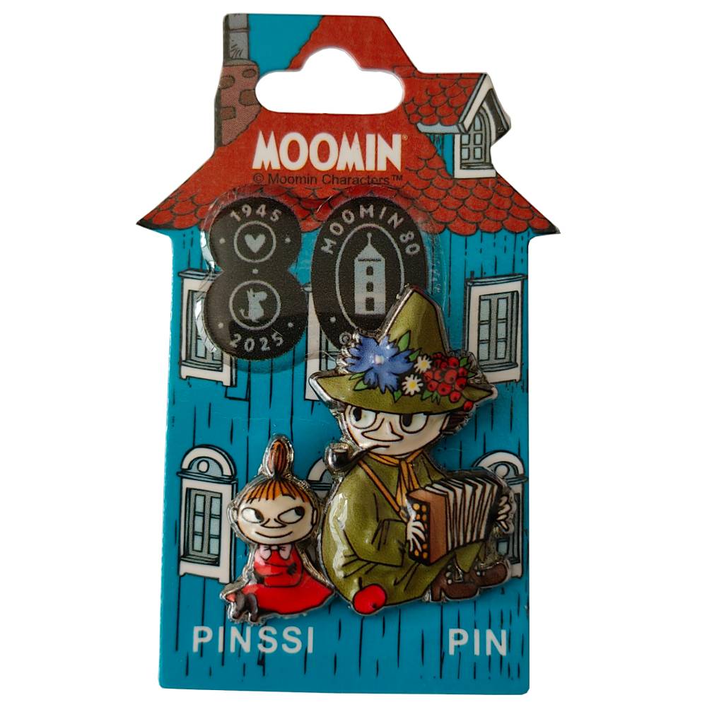 Snufkin &amp; Little My 3D Pin - TMF-Trade - The Official Moomin Shop