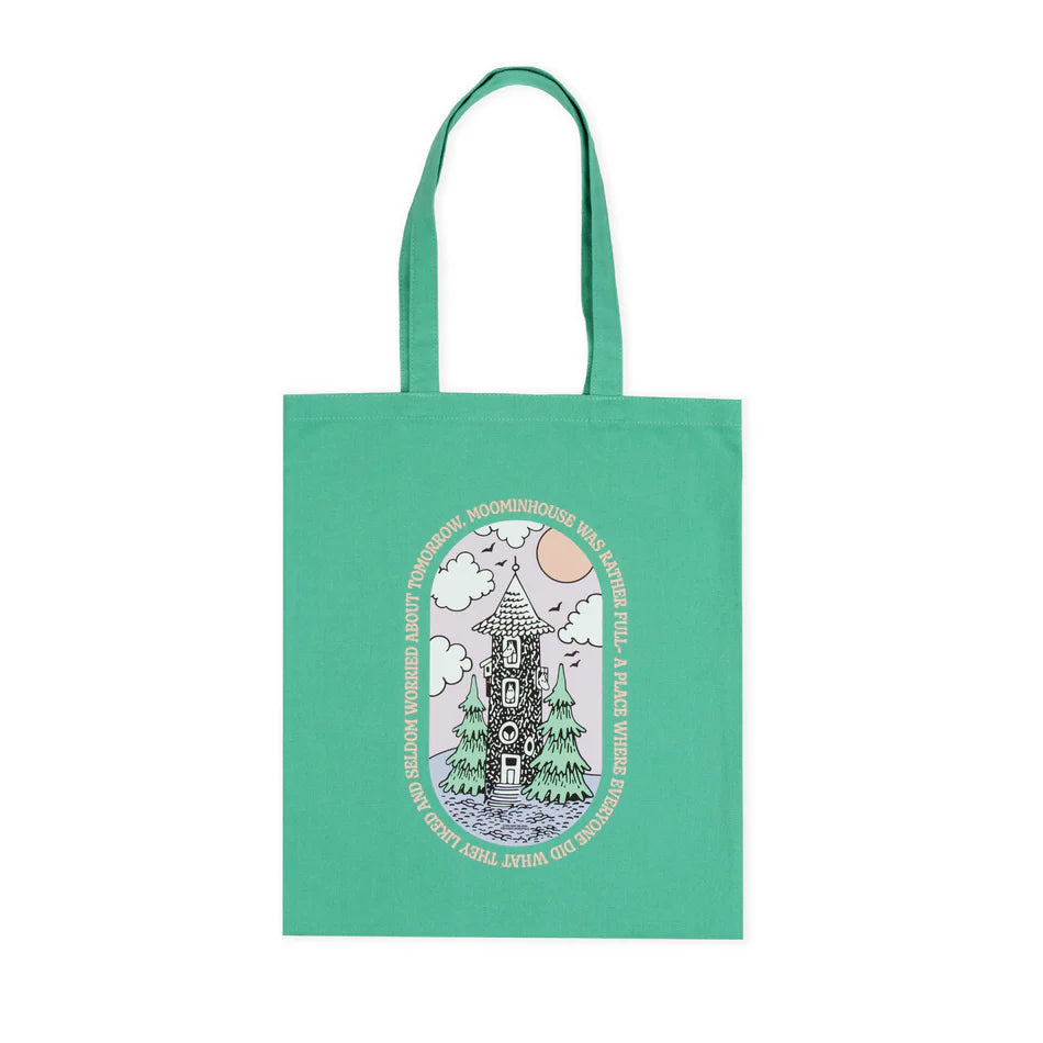 Moominhouse Tote Bag Green - The Official Moomin Shop