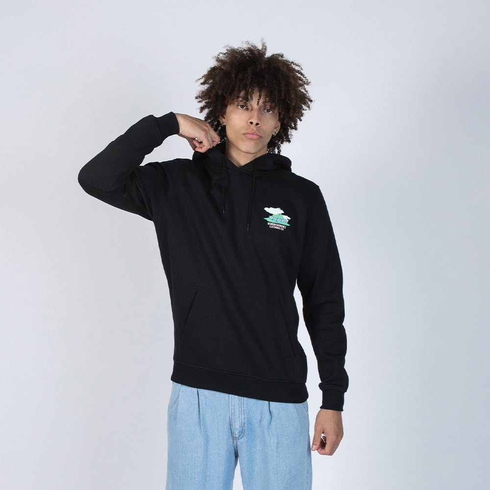 Snufkin Hoodie Black - Nordicbuddies - The Official Moomin Shop