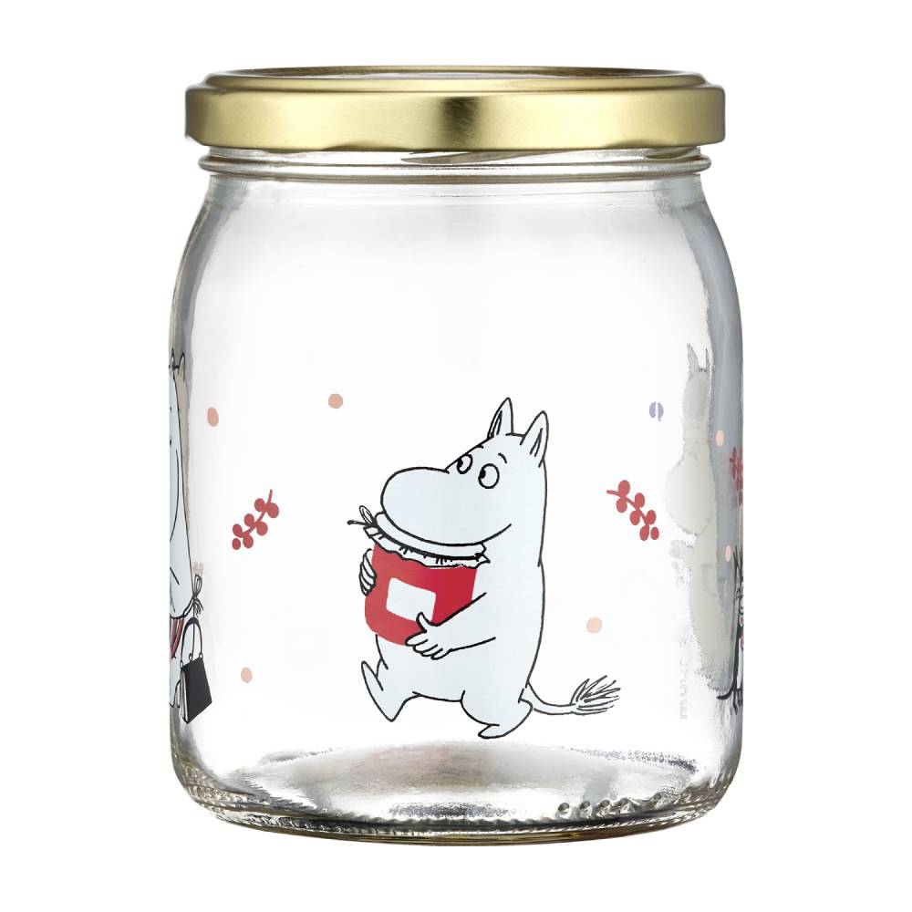 Moomin Berries Glass Jar 0,5L - The Official Moomin Shop