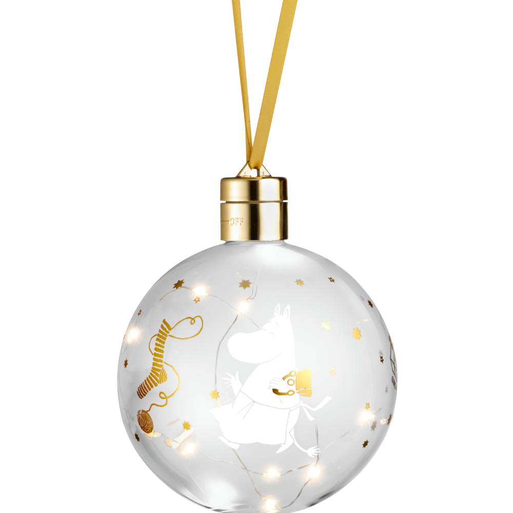 Moomin Sparkling Stars Decoration Ball & LED Lights - The Official Moomin Shop