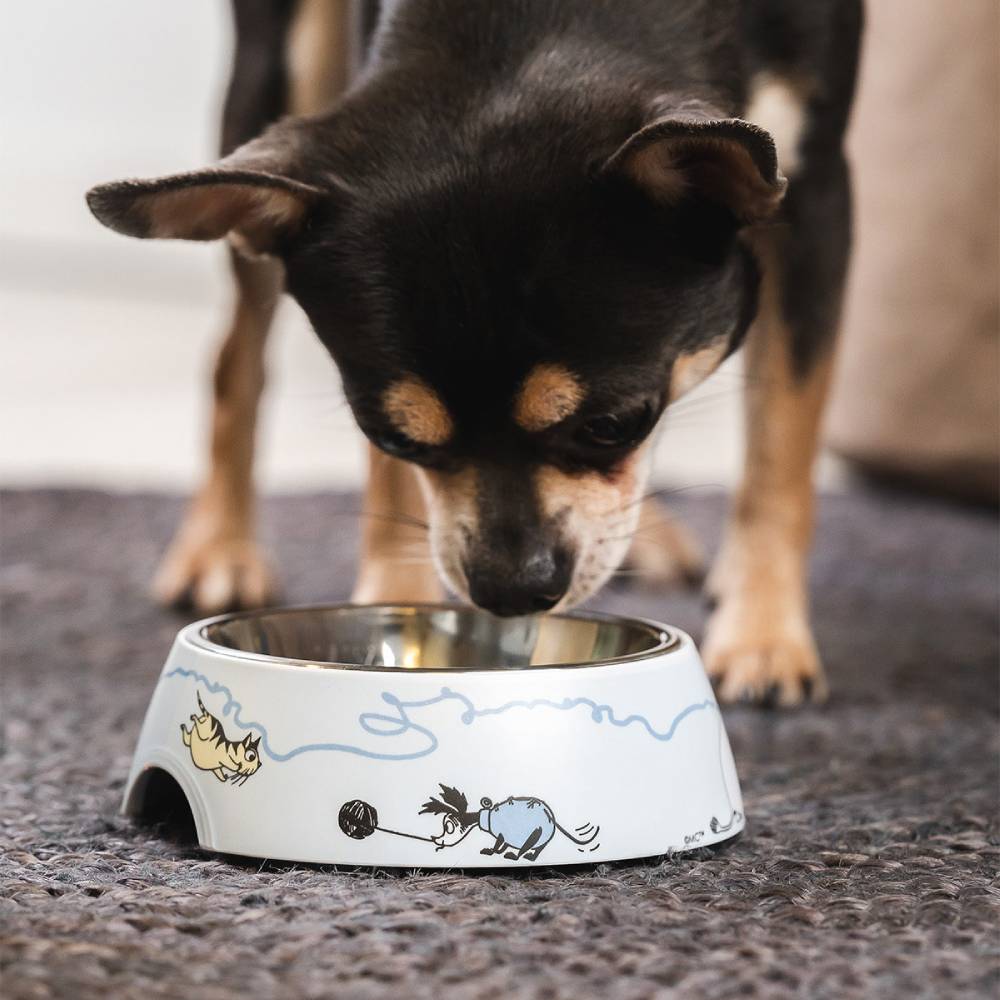 Moomin For Pets Food Bowl Blue S - The Official Moomin Shop