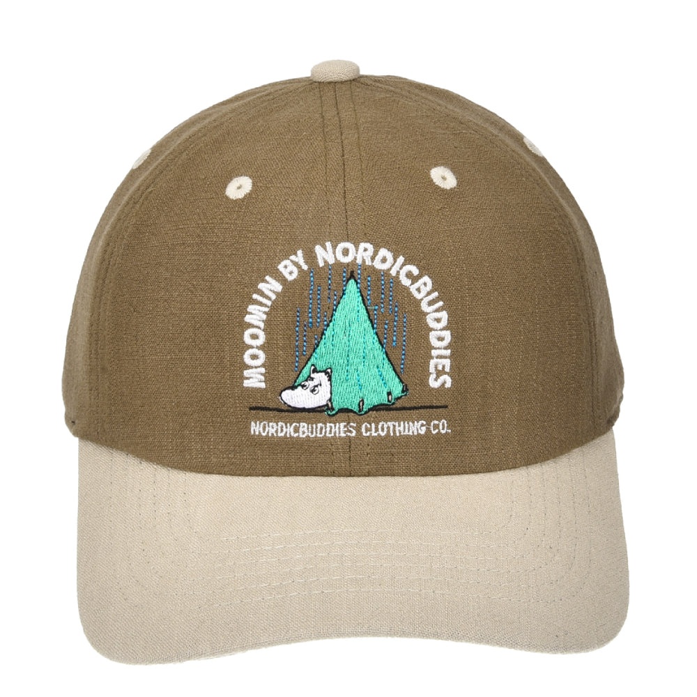 Moomintroll Camping Adults Cap Brown - Nordicbuddies - The Official Moomin Shop