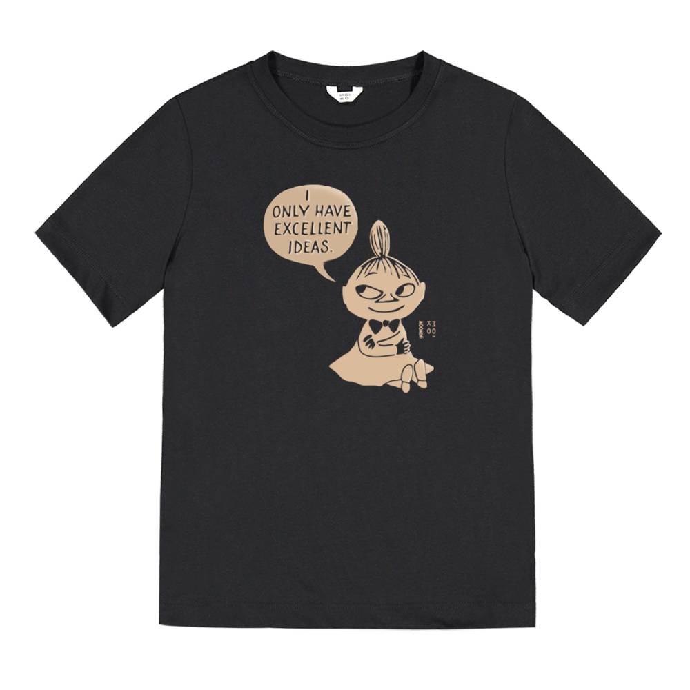 Little My T-shirt Black - Moiko - The Official Moomin Shop