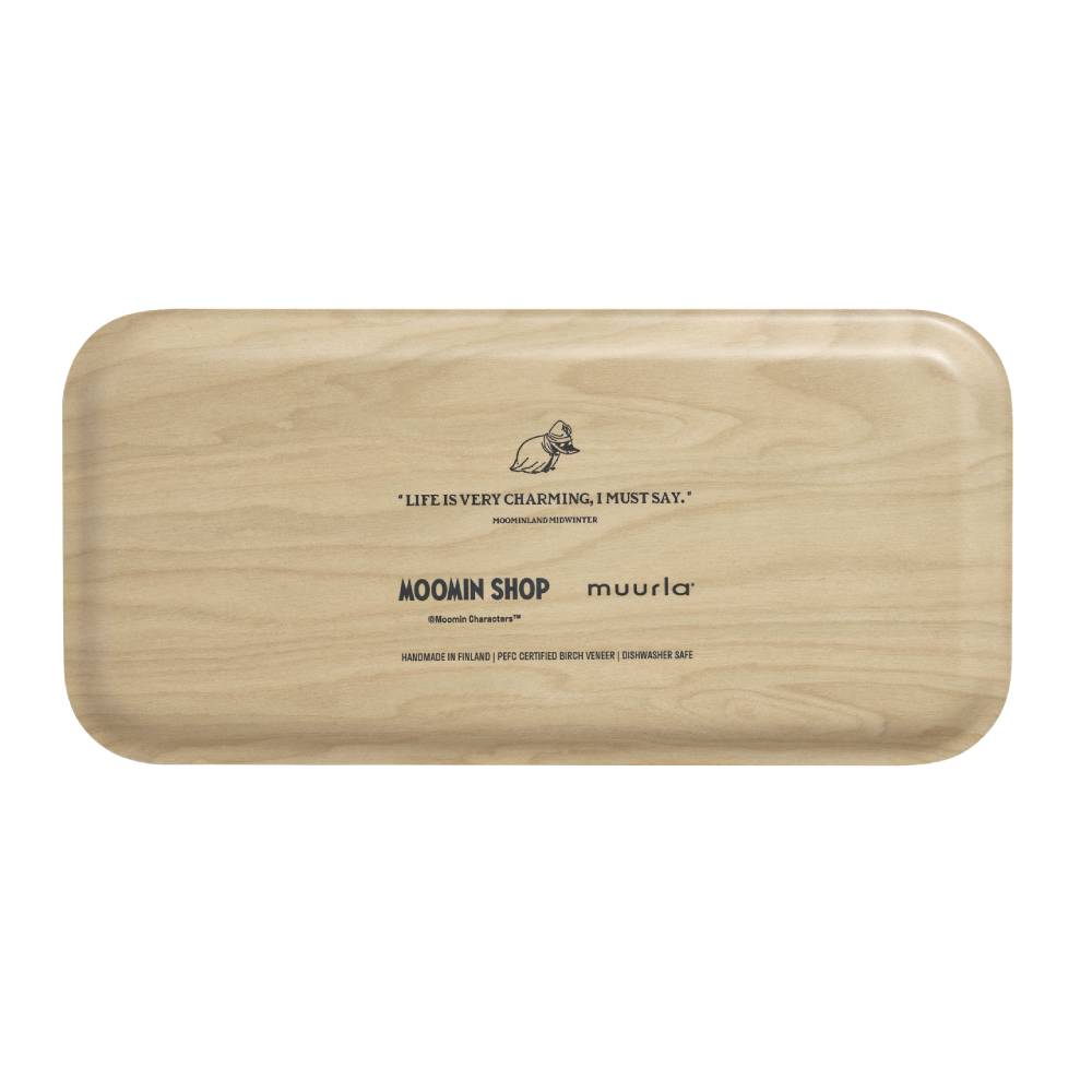 Moomin Dreamy Winter Tray 27x13cm - The Official Moomin Shop