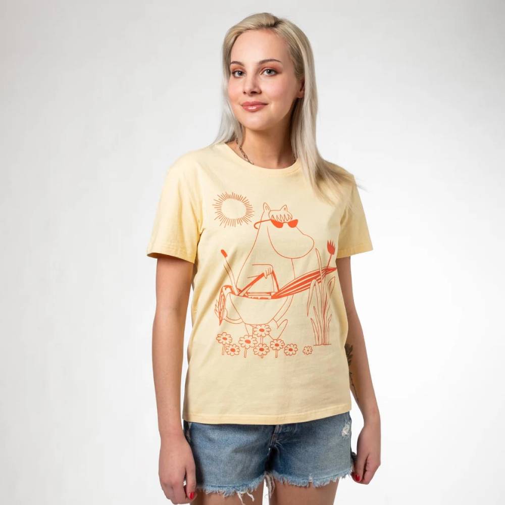Snorkmaiden Sun T-shirt Yellow - Martinex - The Official Moomin Shop