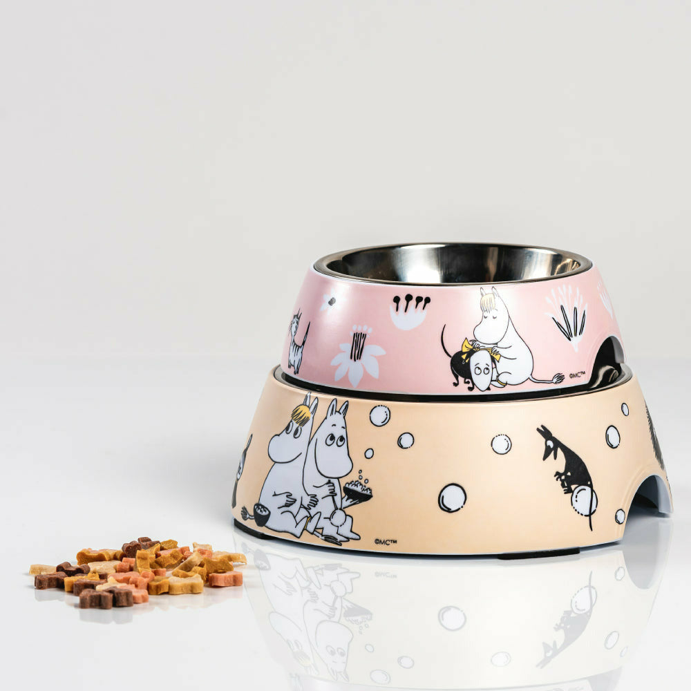 Moomin For Pets Food Bowl Pink S - The Official Moomin Shop