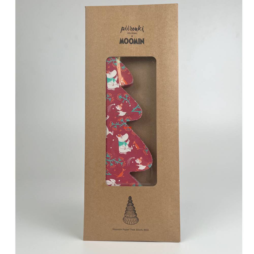 Moomin Paper Tree Red 30cm - Piironki - The Official Moomin Shop