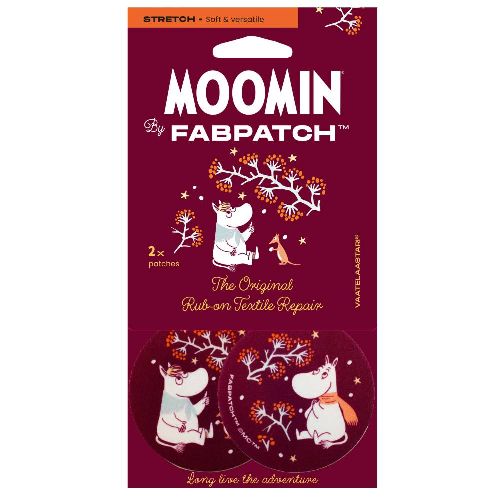 Moomintroll & Snorkmaiden Stargazing Textile Repair Patches - The Official Moomin Shop
