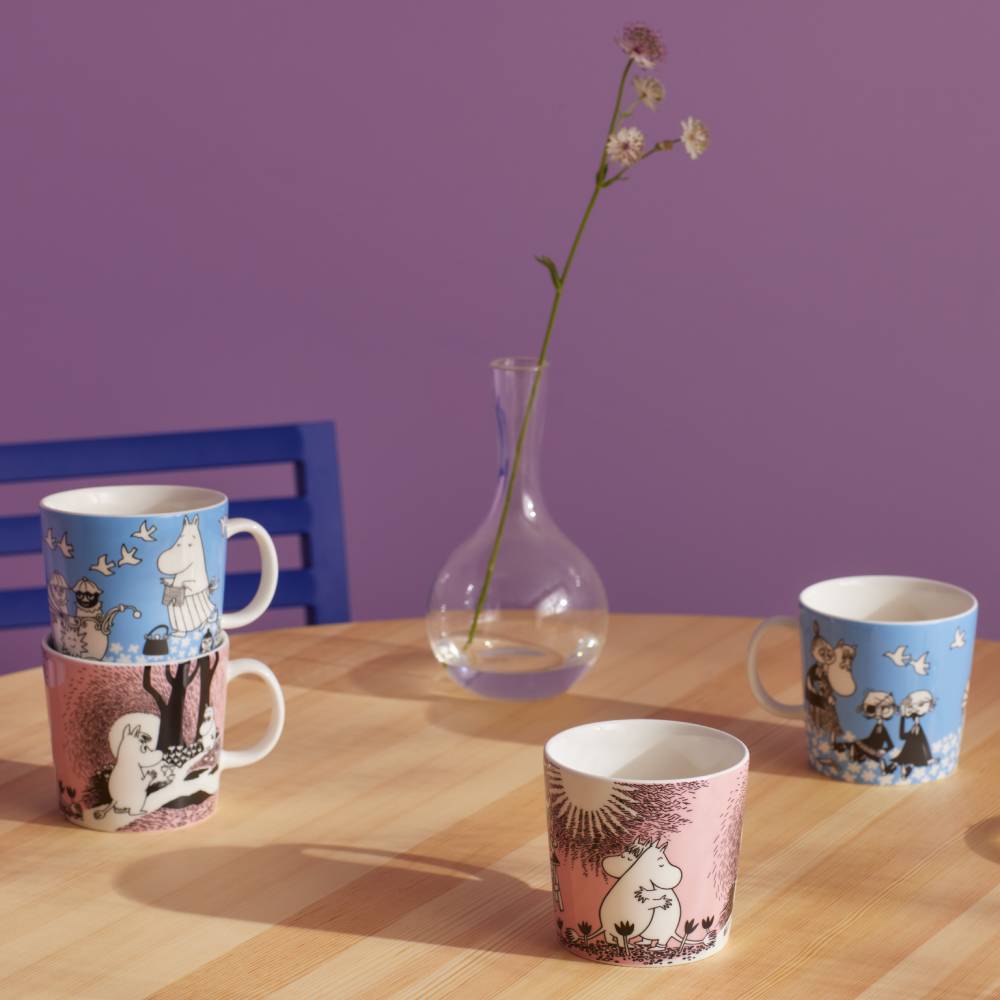 Moomin Love Mug Pink 0,4L - The Official Moomin Shop