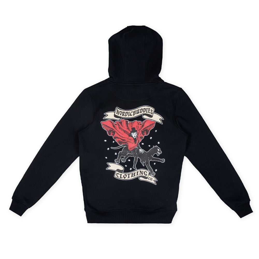 Moomin The Hobgoblin Hoodie Black - Nordicbuddies - The Official Moomin Shop