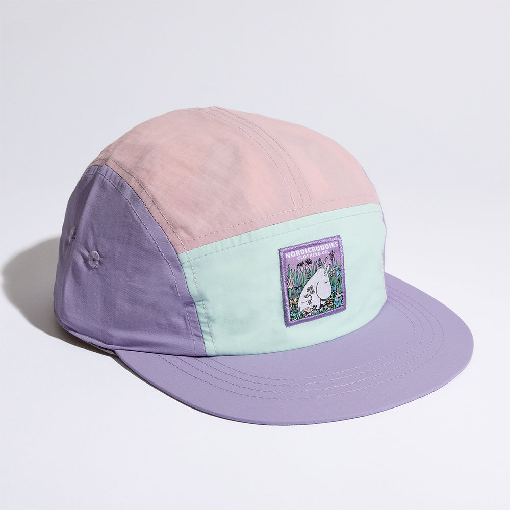 Moomintroll 5-Panel Nylon Cap Violet - Nordicbuddies - The Official Moomin Shop