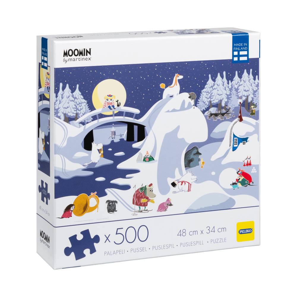 Moomin Winter Scenery Puzzle 500-pcs – Martinex - The Official Moomin Shop