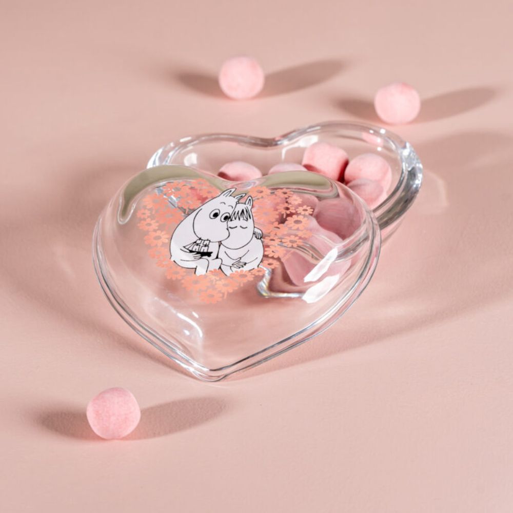 Moomin Together Glass Jar 11,5cm - The Official Moomin Shop