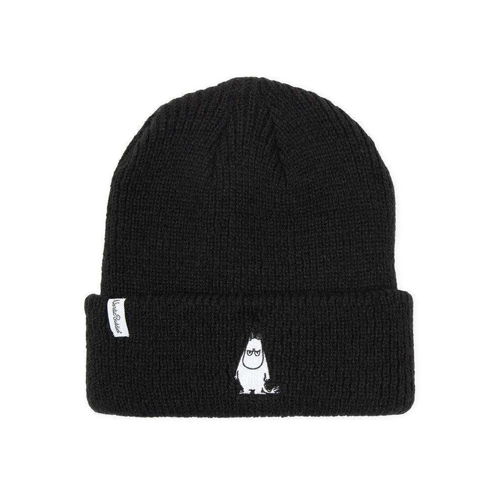 Moomintroll Angry Thick Beanie Black - The Official Moomin Shop