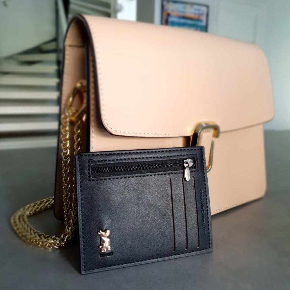 Moomintroll Pocket Wallet Black - The Official Moomin Shop