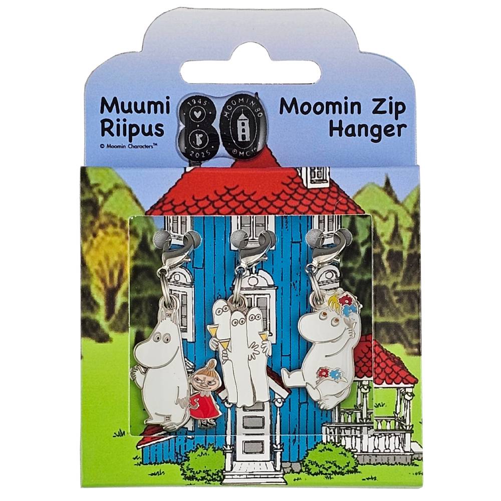 Moomin Zip Hanger Charms 3-set - The Official Moomin Shop