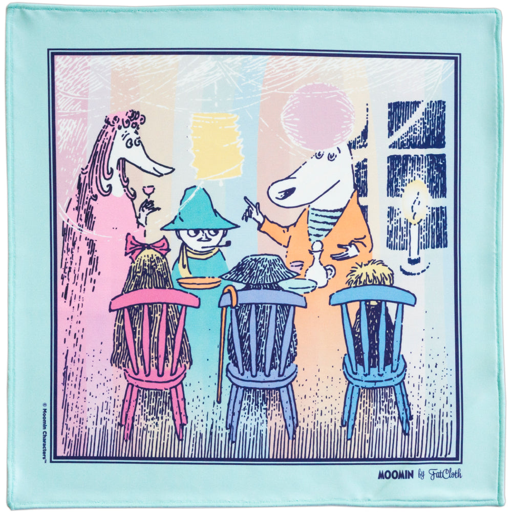 Moomin Party Multipurpose Pocket Square - FatCloth - The Official Moomin Shop