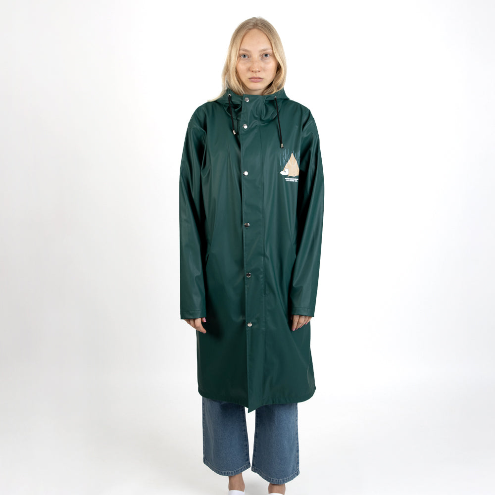 Moomintroll Rain Jacket Green - Nordicbuddies - The Official Moomin Shop