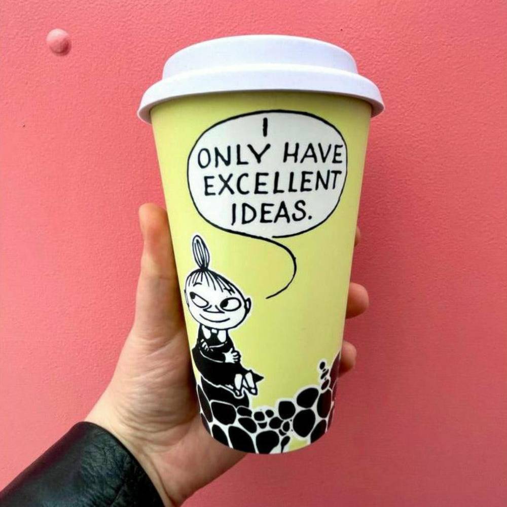 Little My Thinking Take away Mug - The Official Moomin Shop
