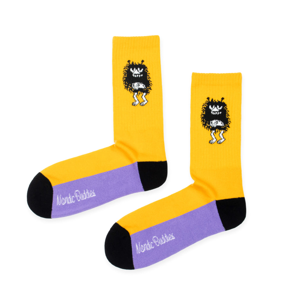 Stinky Retro Socks 40-45 Yellow - Nordicbuddies - The Official Moomin Shop