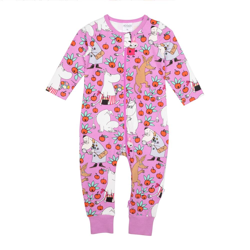 Moomin Apples Pyjamas Violet - Martinex - The Official Moomin Shop