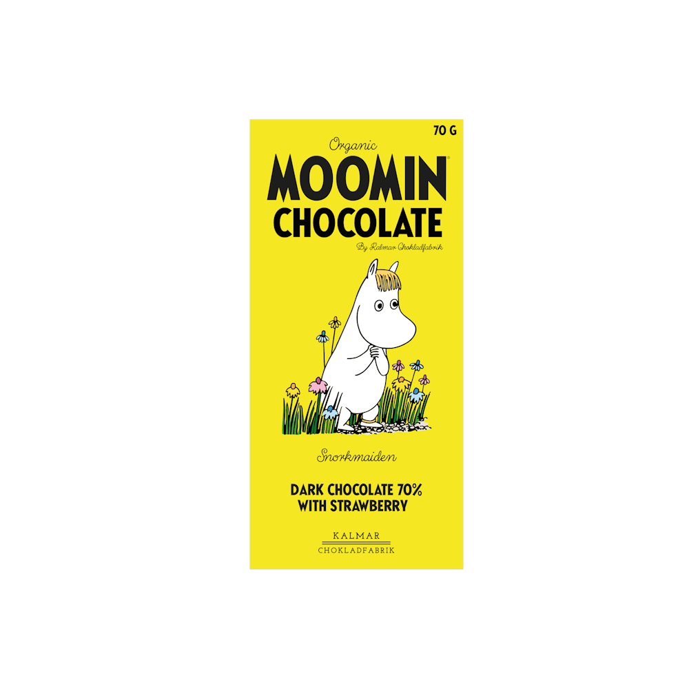 Snorkmaiden Dark Chocolate with Strawberry - Kalmar Chokladfabric - The Official Moomin Shop