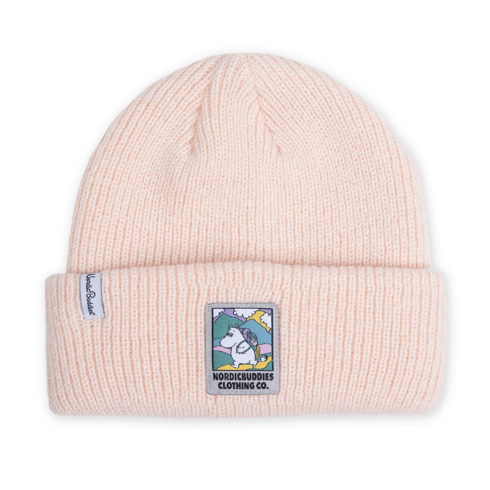 Moomintroll Beanie Adults Lightpink - Nordicbuddies - The Official Moomin Shop