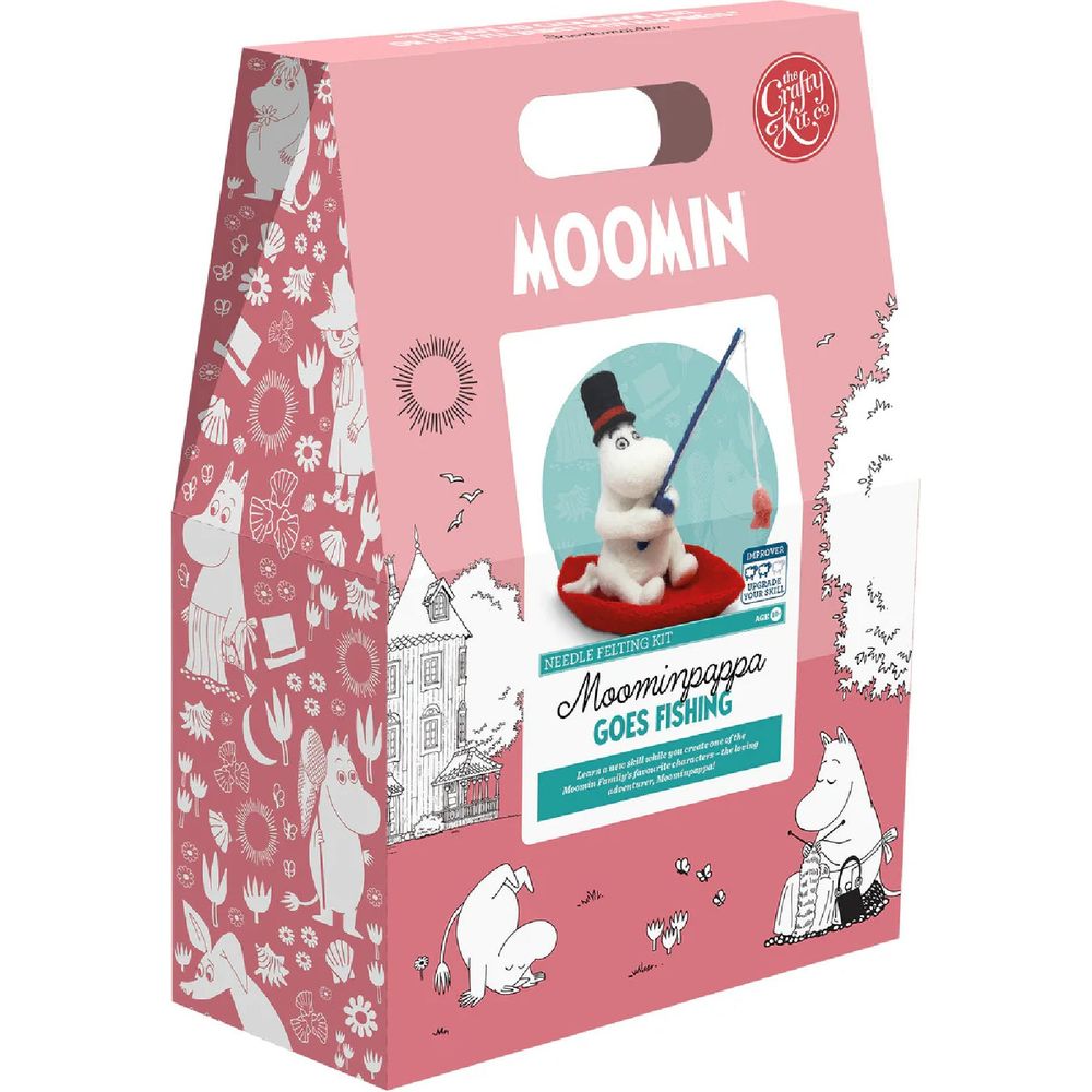 Moominpappa Goes Fishing Needle Felting Kit - Crafty Kit Company - The Official Moomin Shop