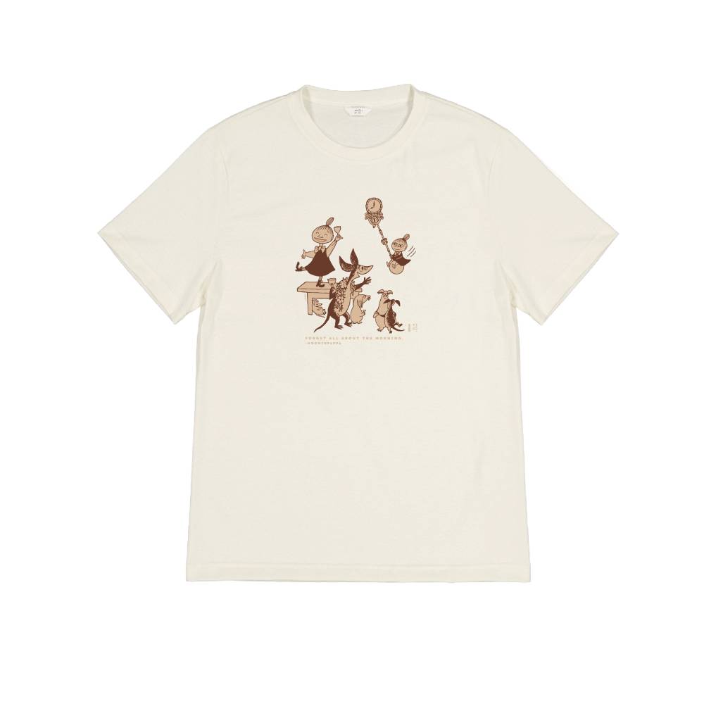 Moomin Party Animals T-Shirt Ecru - Moiko - The Official Moomin Shop