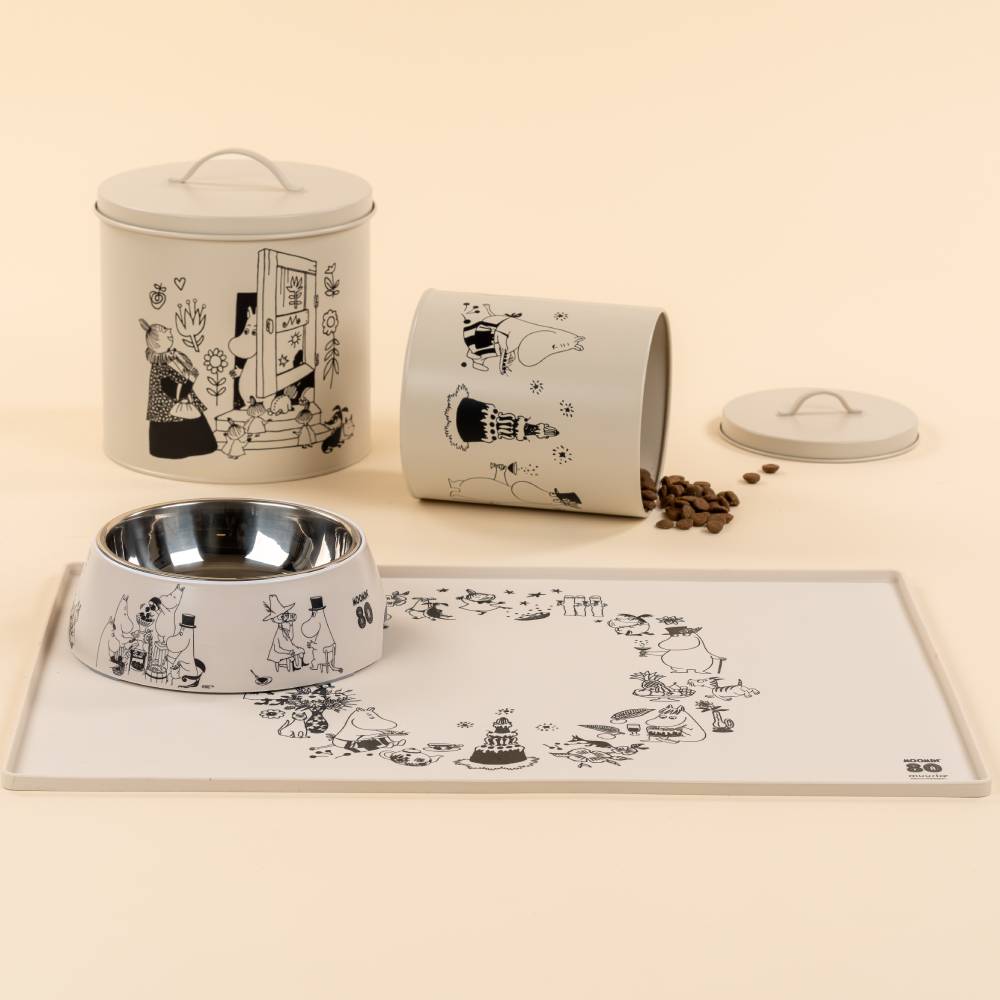 Moomin For Pets Food Bowl Beige L - Muurla - The Official Moomin Shop