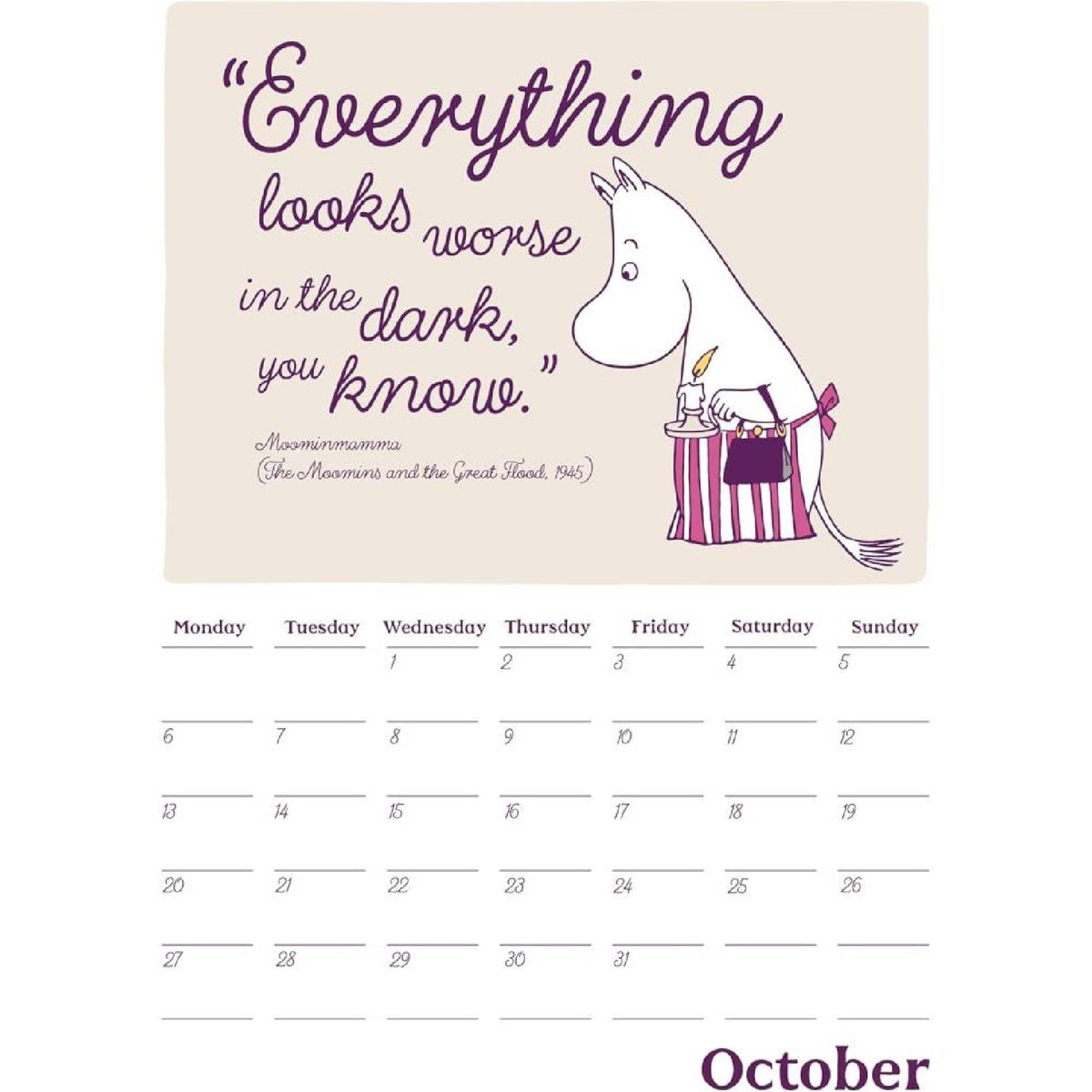 Moomin Wall Calendar 2025 - The Official Moomin Shop - The Official Moomin Shop