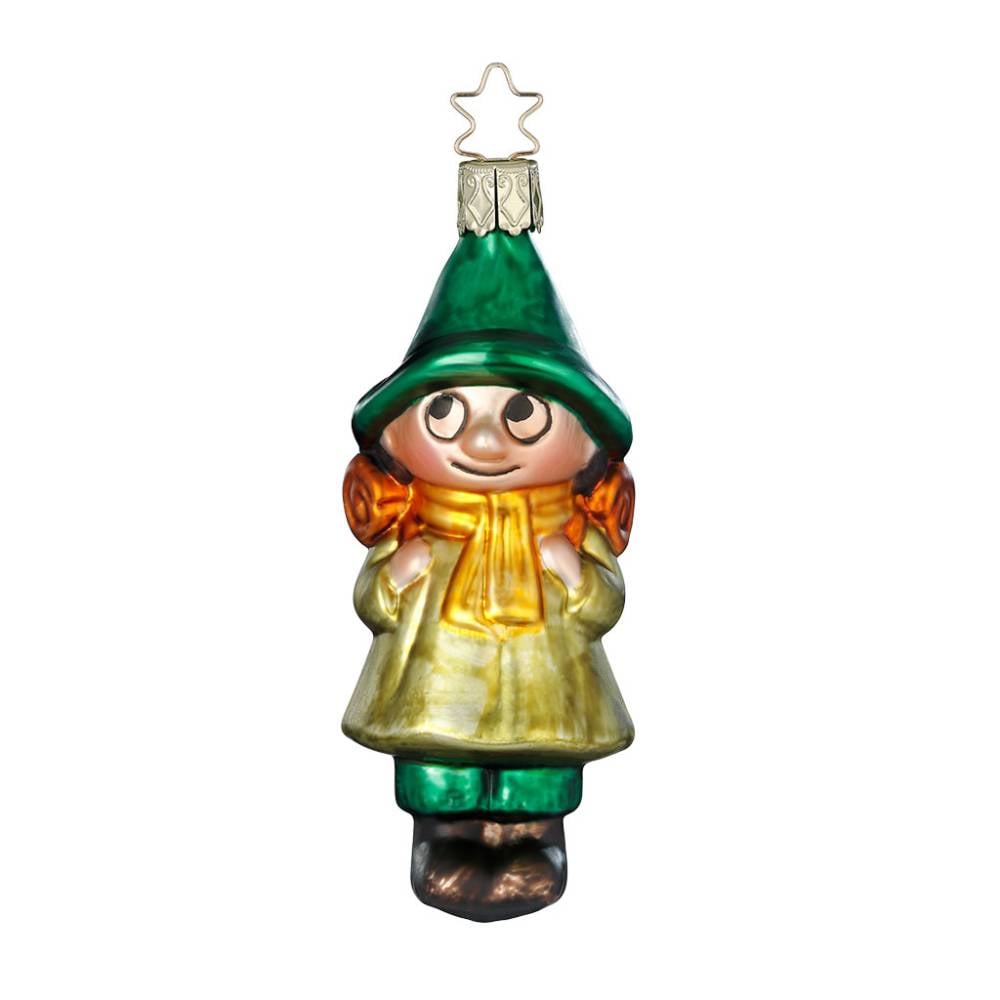 Snufkin Christmas Tree Glass Ornament - Inge-Glas - The Official Moomin Shop