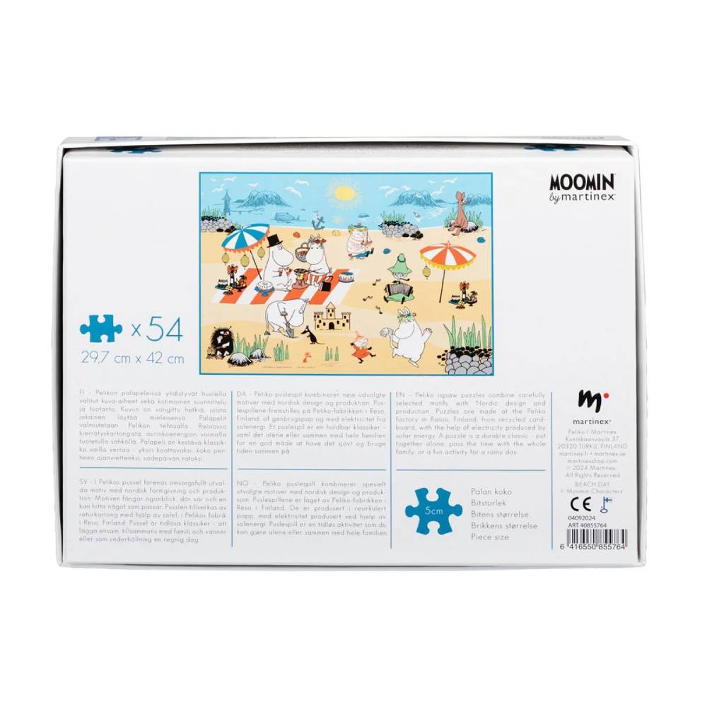Moomin Beach Day Puzzle 54pcs - The Official Moomin Shop