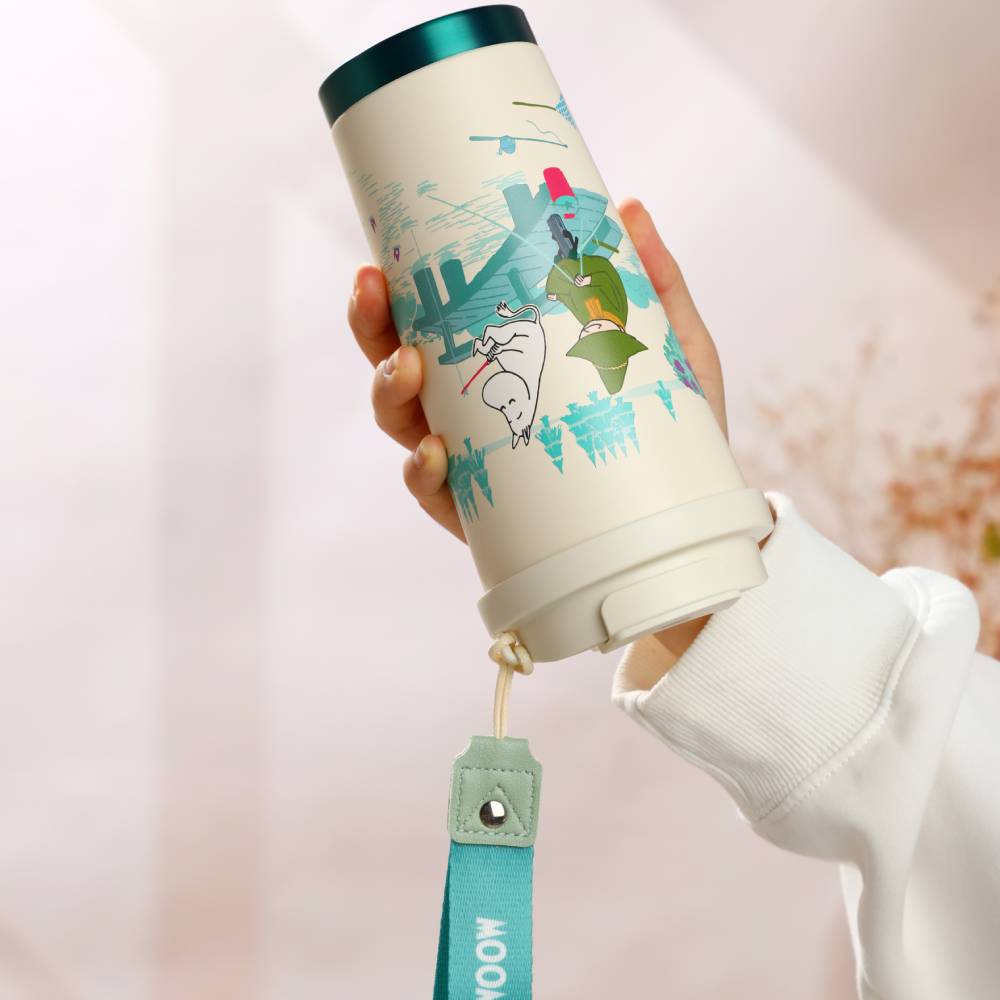 Moomin Fishing Take-away Vacuum Cup 580ml - Vipo - The Official Moomin Shop