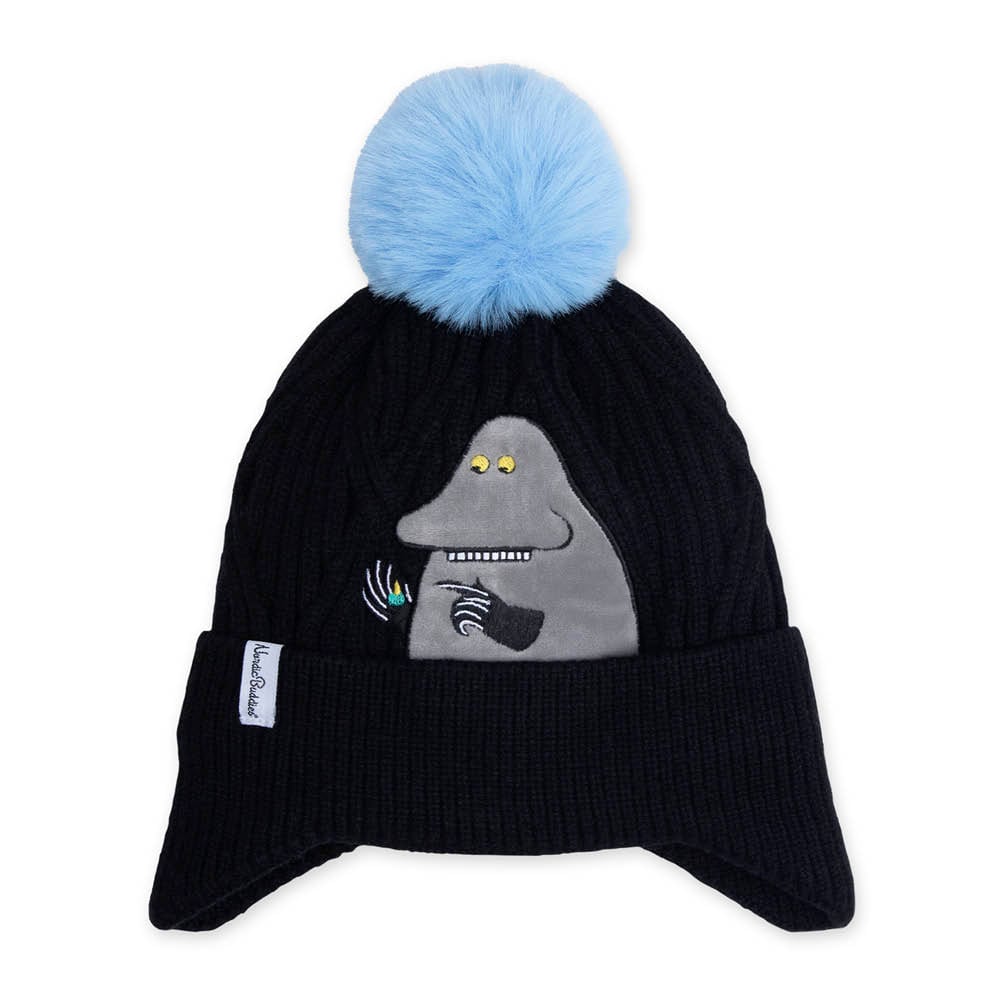 The Groke Beanie Kids Black - Nordicbuddies - The Official Moomin Shop