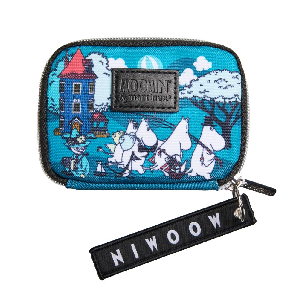 Moomin Home Yard Wallet Teal - Martinex - The Official Moomin Shop