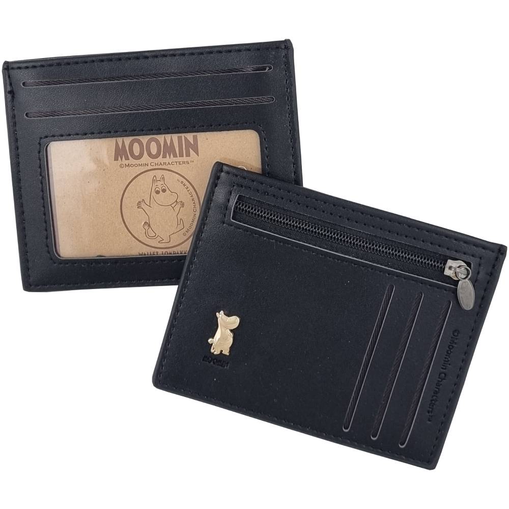 Moomintroll Pocket Wallet Black - The Official Moomin Shop