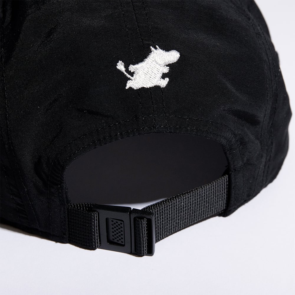 Moomintroll Classics 5-panel Nylon Cap Black - Nordicbuddies - The Official Moomin Shop