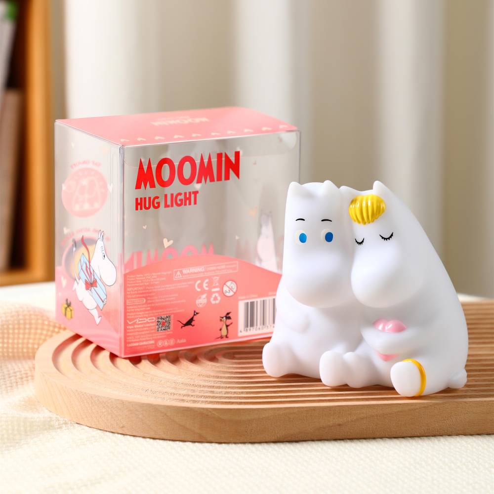 Moomintroll &amp; Snorkmaiden Night Light 13cm USB - Vipo - The Official Moomin Shop