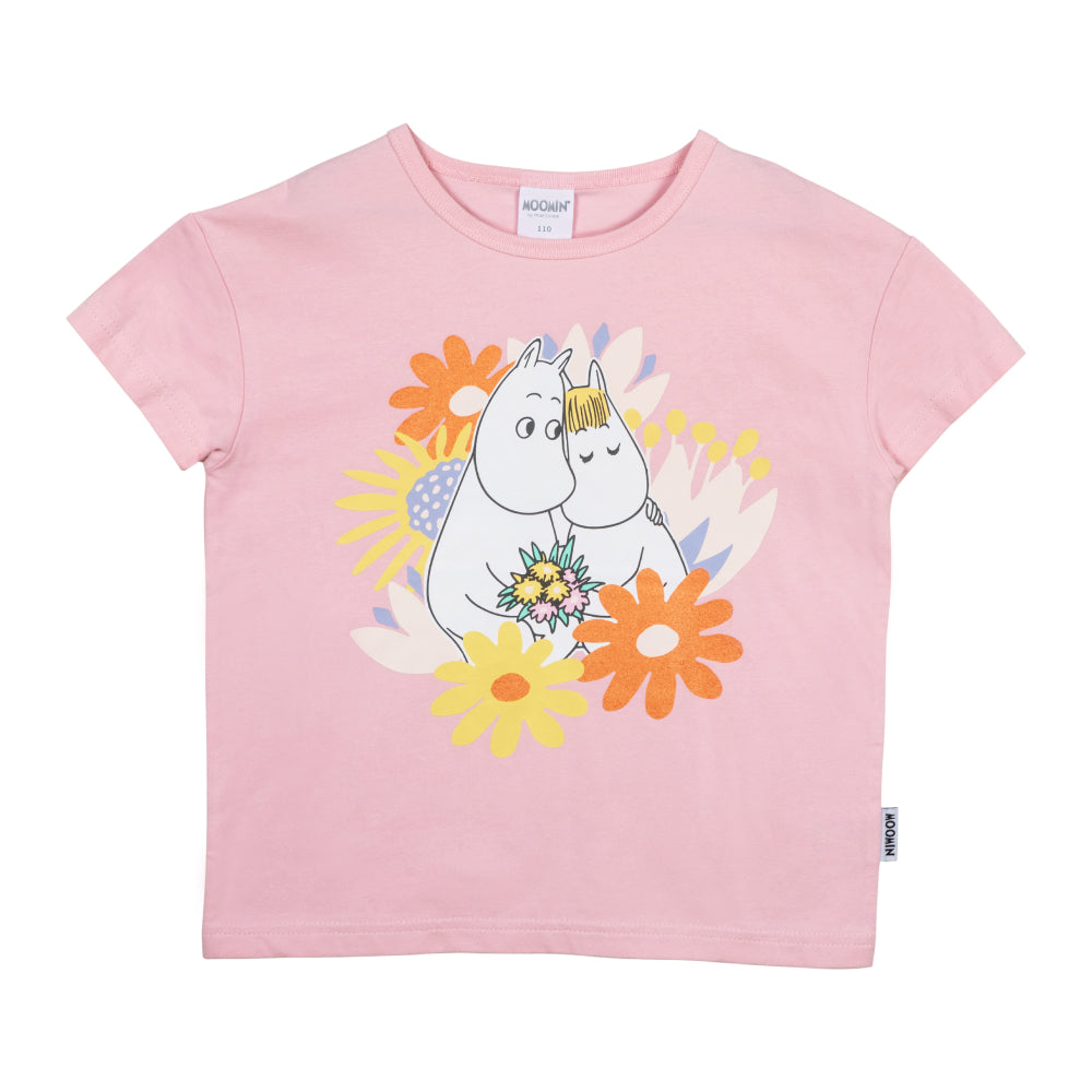 Moomin Hug T-shirt Pink - Martinex - The Official Moomin Shop