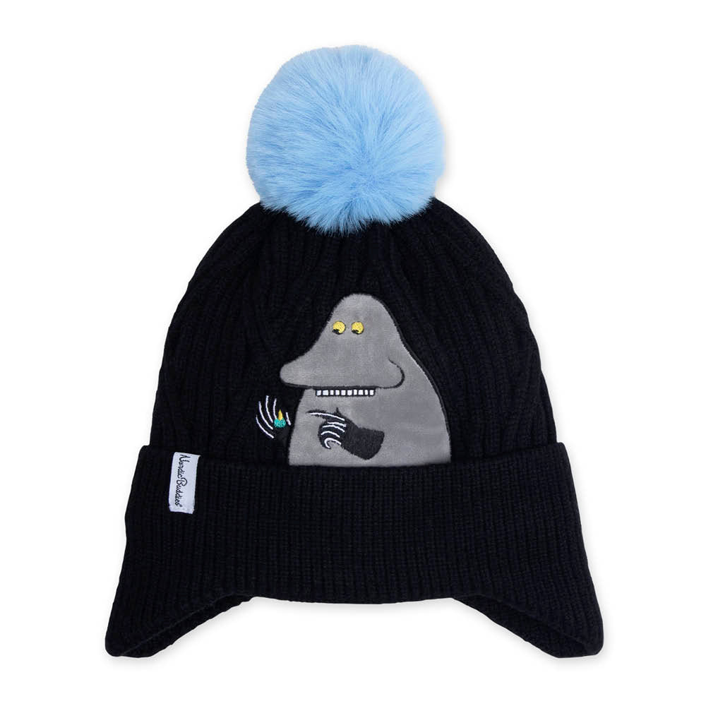 The Groke Beanie Kids Black - Nordicbuddies - The Official Moomin Shop