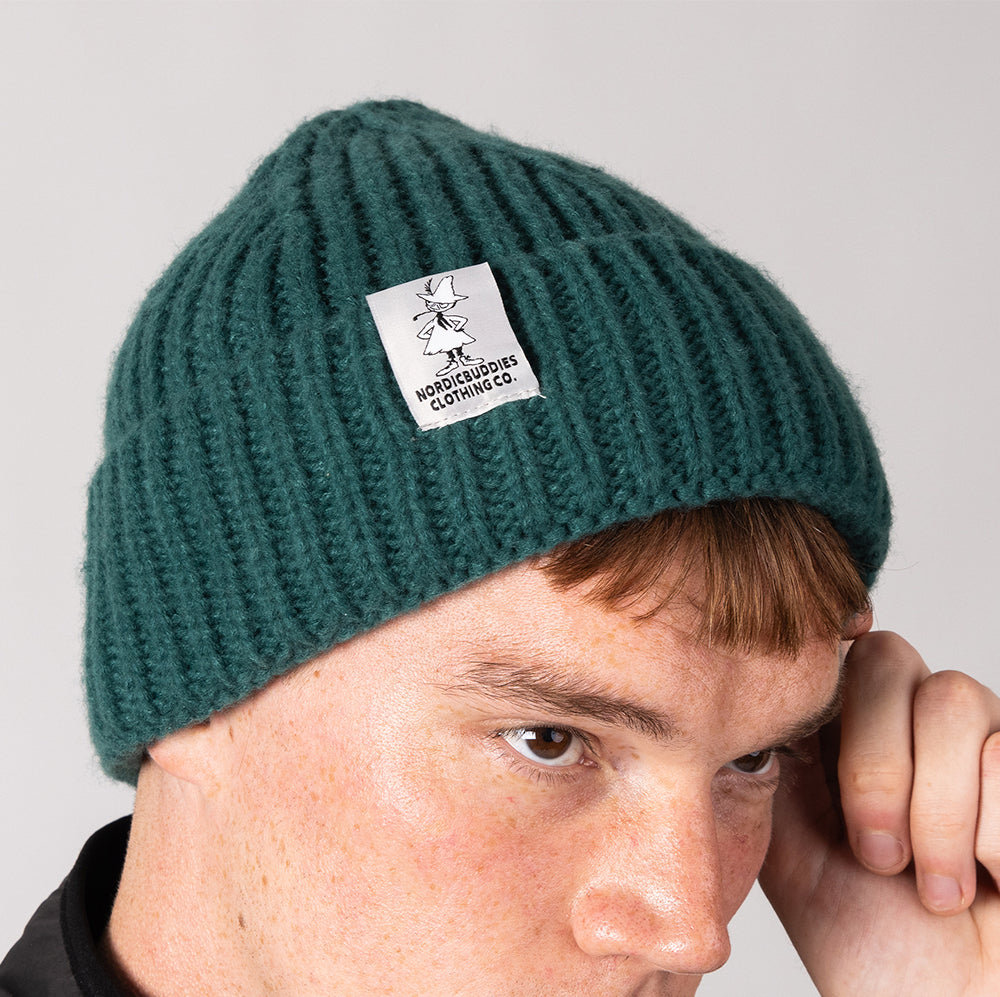 Snufkin Beanie Adults Darkgreen - Nordicbuddies - The Official Moomin Shop