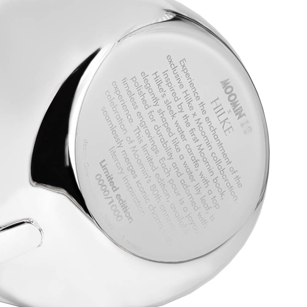 Moomin 80 Pitcher 1,5L Stainless Steel  - Hilke - The Official Moomin Shop